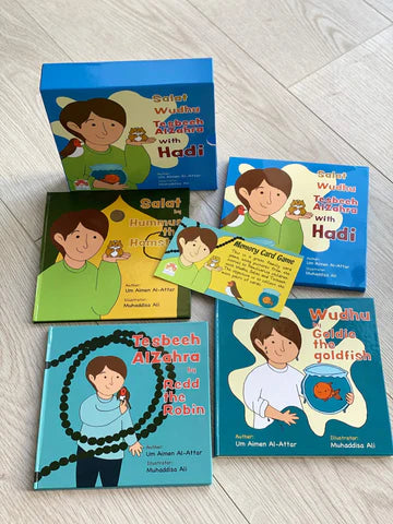 Hadi and animals Teach Wudu, Salat & Tesbeeh AlZahra | Um Aimen Books